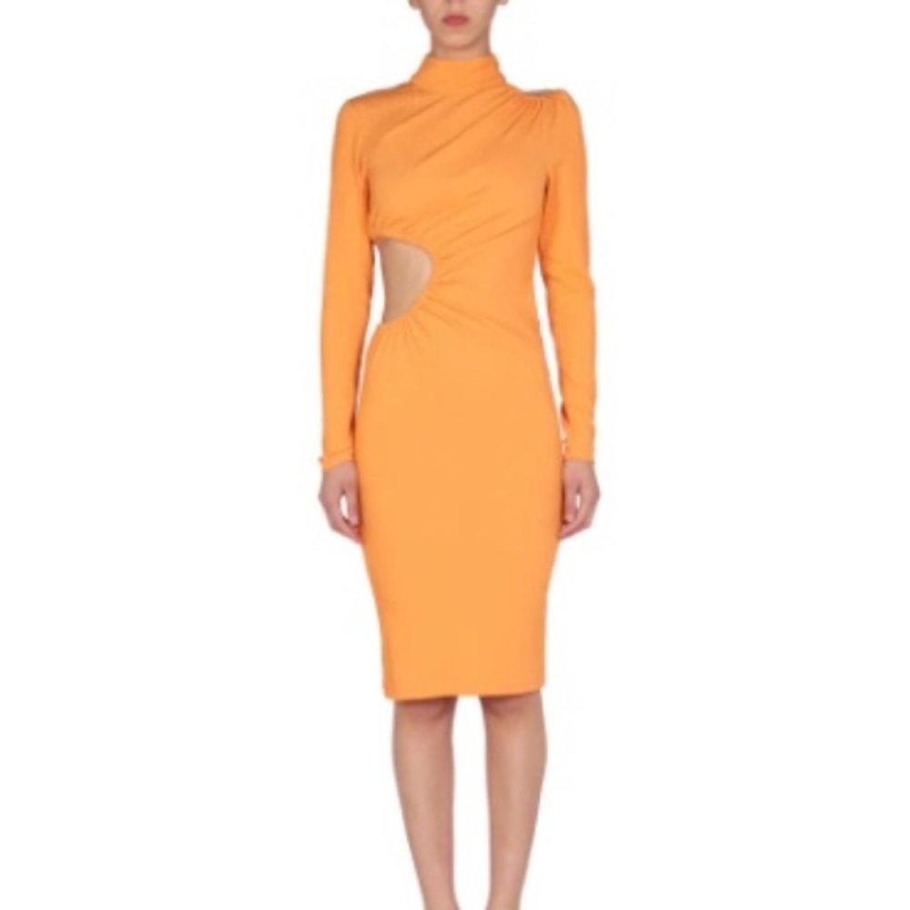 Rotate Birger Christensen Alice Cutout Midi Dress